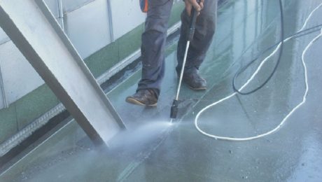 Beton Santralleri Beton Pompa ve Mikserlerinde Zemine Zarar Vermeden Donmuş Beton Temizliği